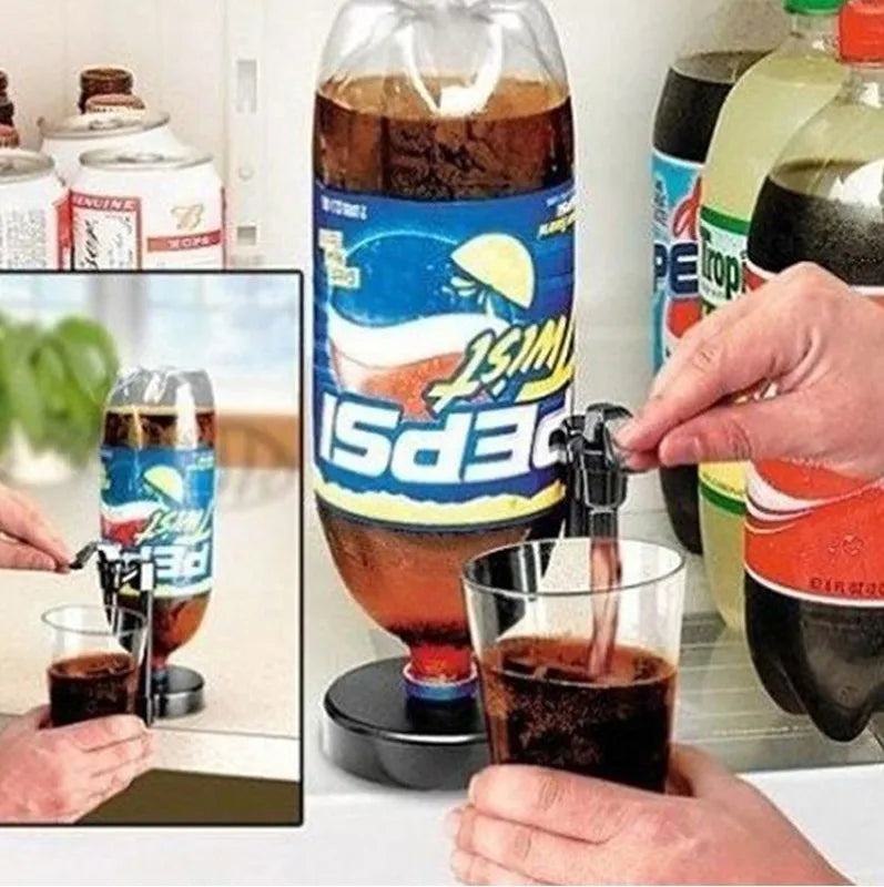 The Magic Tap Saver Soda Dispenser Bottle Coke Upside Down Drinking Water Dispense Party Bar Kitchen Gadgets Drink Machines